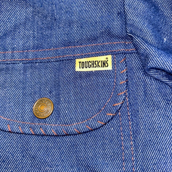 Tough skins Growing Girl Girls (Vintage) Jean Shirt /Jacket Size 7-EUC - Picture 2 of 9